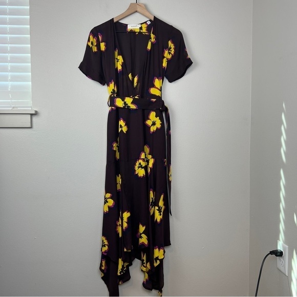 A.L.C. Claire Floral 100% Silk Dress - Picture 2 of 6